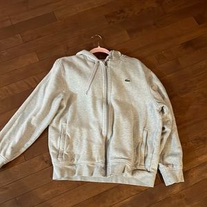 Lacoste men sweatshirt size XL very good condition gray